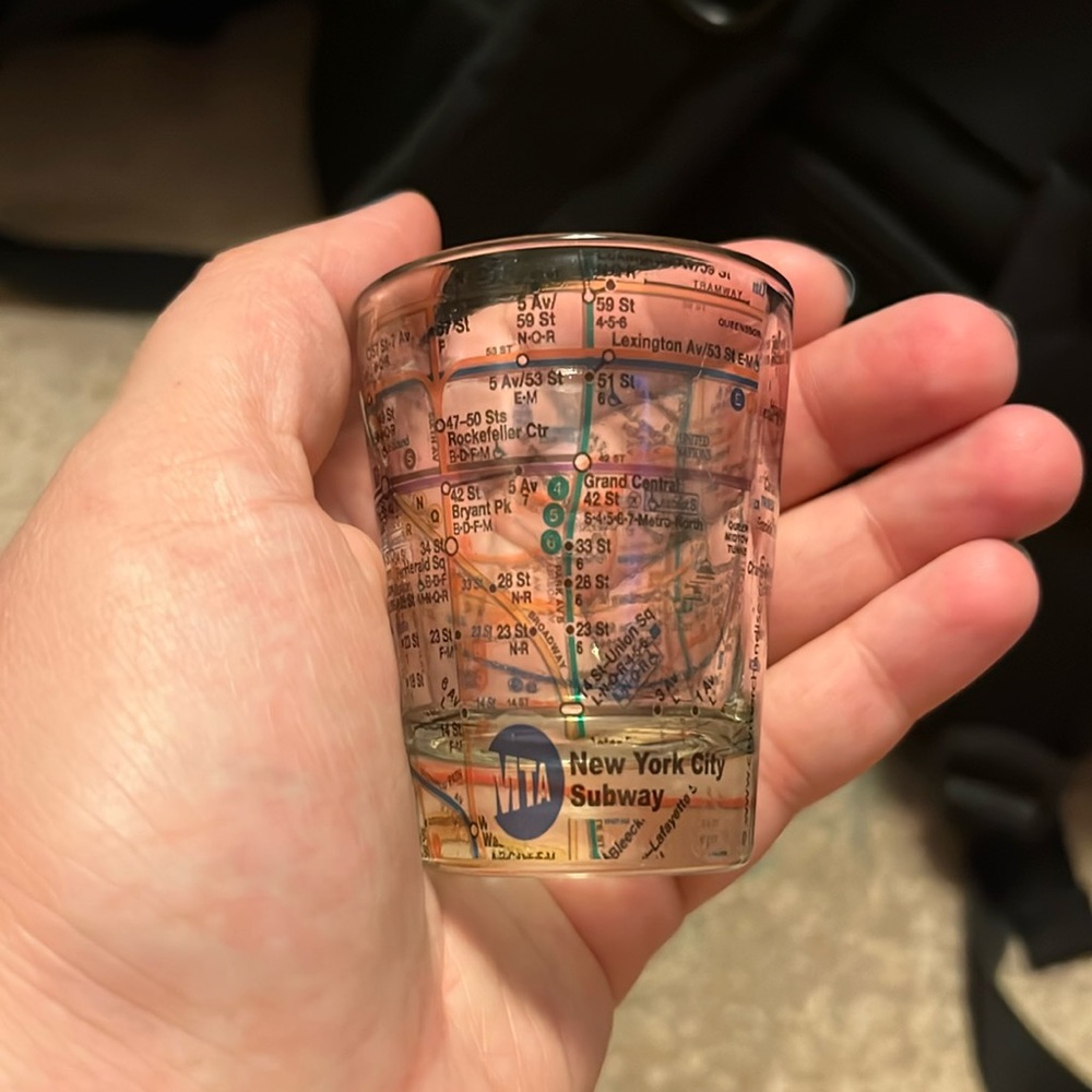 NYC MTA Shot Glass 🗽